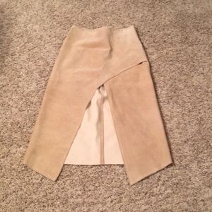 Skirts - Suede tan skirt Skirts - Suede tan skirt